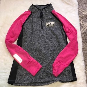 San Jose sharks women 1/4 zip jacket